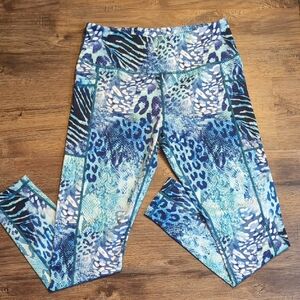 Constantly Varied Gear CVG Women's Wild Animal Print Leggings W/ Pockets - Med